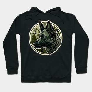 Dutch Shepherd Camouflage Motif Hoodie